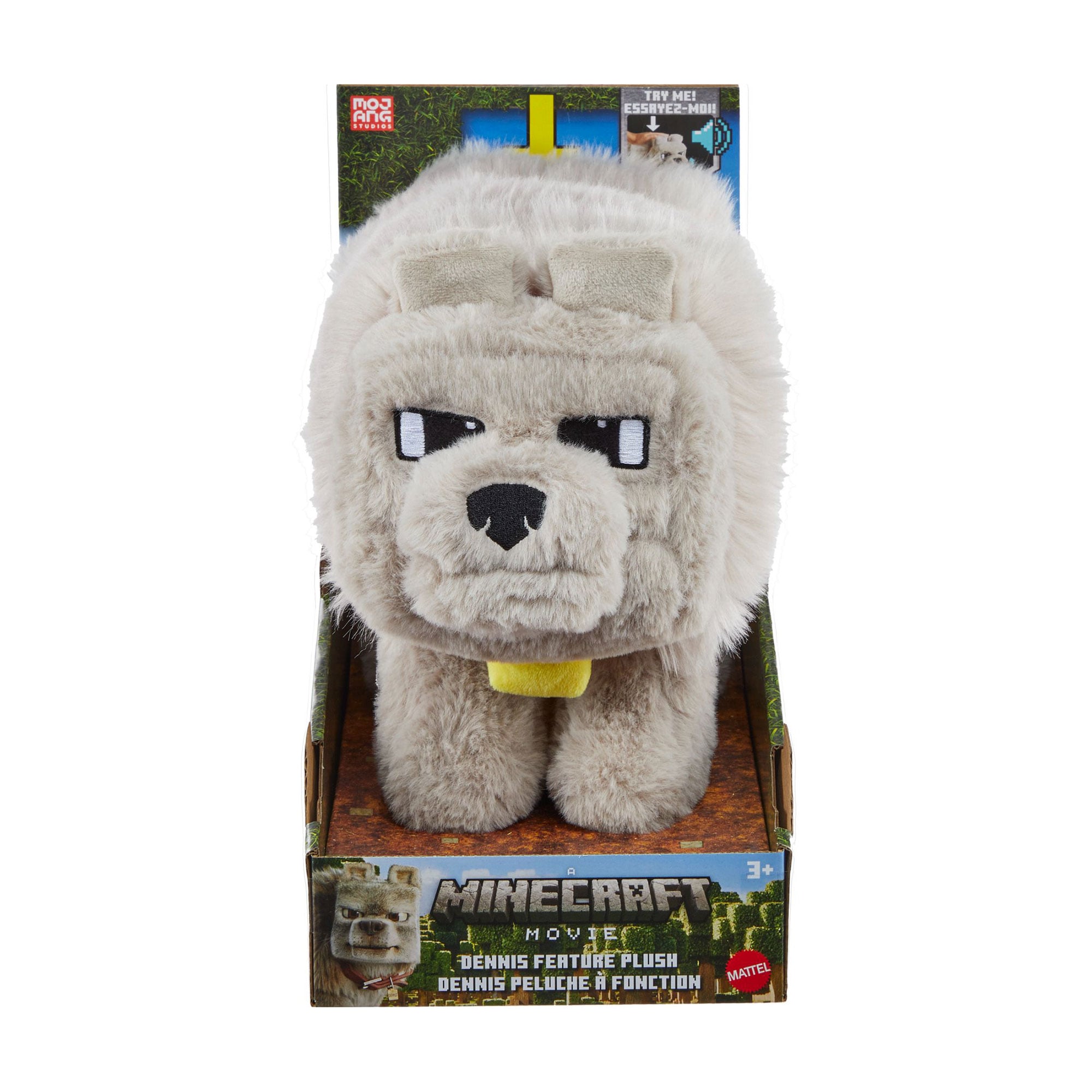 Інтерактивна іграшка Minecraft Вовк Денніс, від 3 років, 15*28*24 см (JKB90)